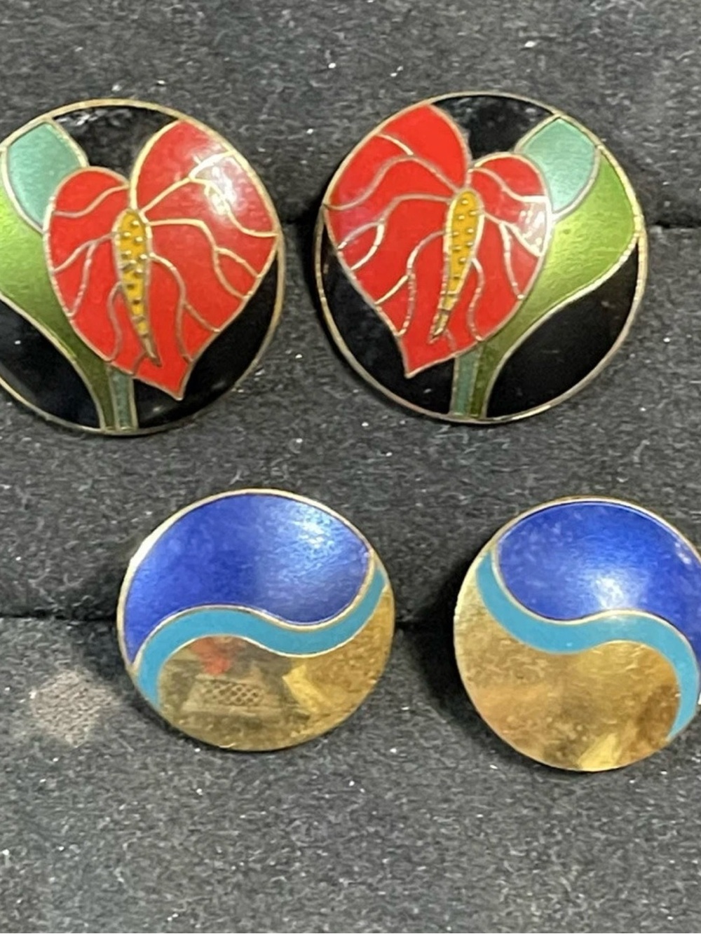 Vintage Laurel Burch Earrings lot of 2